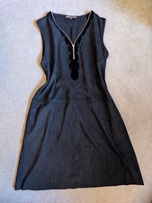 Vintage Biba Faux Suede Dress Size 14