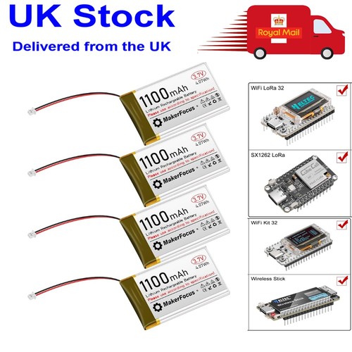 4pcs 1100mah lipo - 3.7v, battery