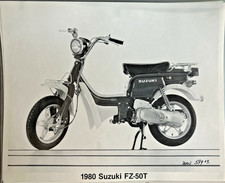 1980 Suzuki FZ-50T factory press photo B+W original