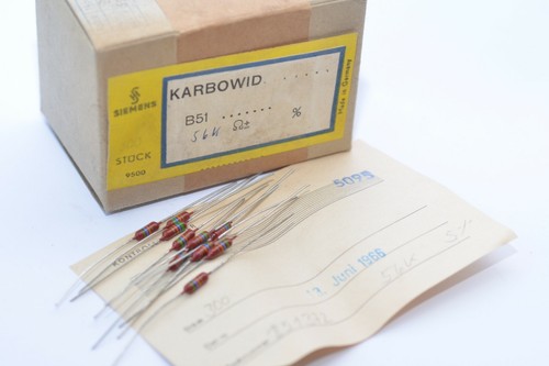 10x 1960s siemens karbowid - 10x,