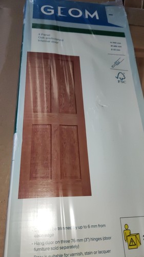 Panel unglazed oak - 4, veneer