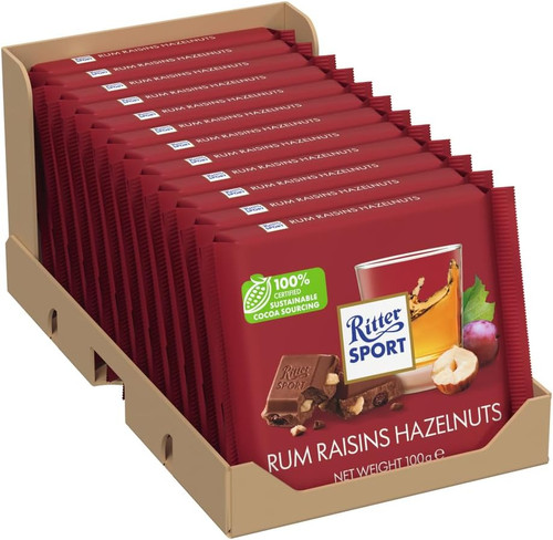 Ritter sport rum - sport, raisins