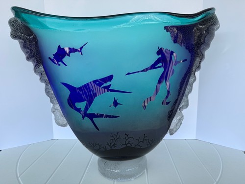 Chuck boux art glass - boux,