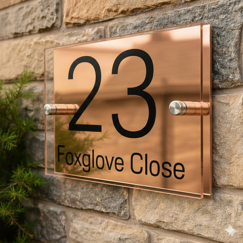 House number plaques - plaques, door