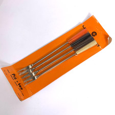 Vintage Le Creuset Pic Tou Forks Skewers Fondue Olives Cornichons Party Food NEW
