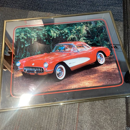 1957 corvette man cave mirror - 1957,