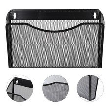 Wall Mounted File Organizer Office Magazine Storage Rack Paperwork Holder