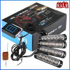 4x 6 LED Amber Recovery Strobe