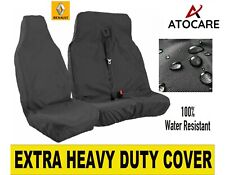 2+1 BLACK VAN SEAT COVER FITS RENAULT MASTER AND TRAFFIC UNIVERSAL WATERPROOF