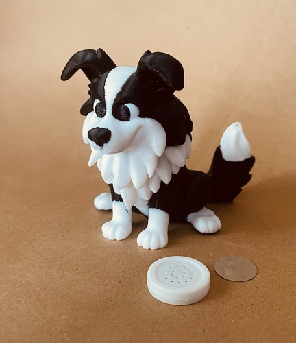 Border collie dog wobble head - border,