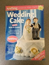 ALAN DART  Wedding Cake with Bride & Groom Knitting Pattern Original VGC