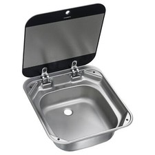 SMEV - VA8006 SINK WITH GLASS LID 4 CARAVAN MOTORHOME AND BOATS