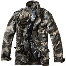 Brandit M-65 Standard Jacket Patrol Military Mens Coat Tactical Parka Dark Camo
