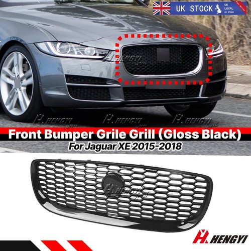 Gloss black front bumper - front,