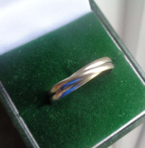 Silver wedding ring russian - silver,