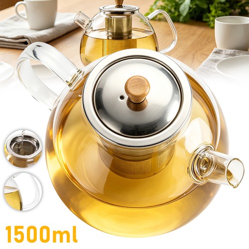 Glass teapot borosilicate - teapot,