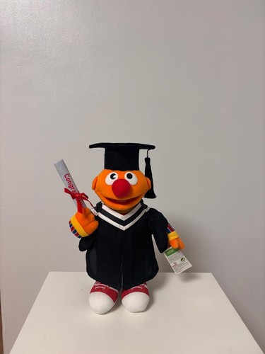 38cm ernie graduation - ernie, gown