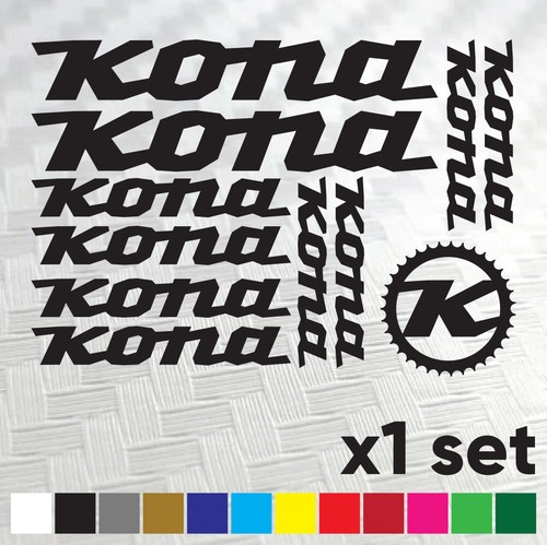 Kona bike stickers vinyl decal - bike,