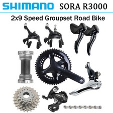 NEW Shimano SORA R3000 2x9 Road Bike Full Groupset 165/170/175MM 50-34T Crankset