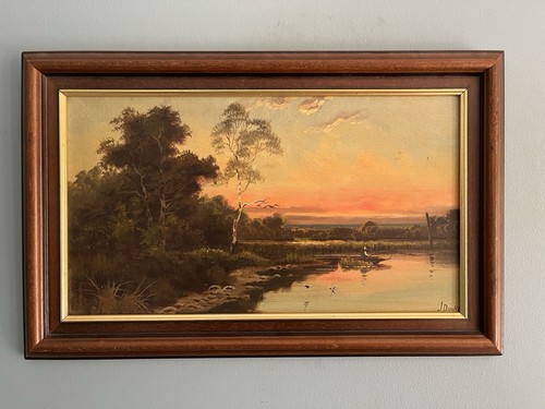 Original antique oil painting - original,