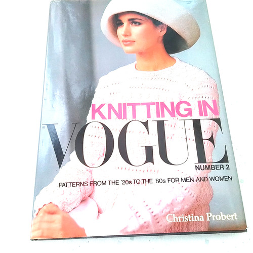 Vogue knitting pattern book - knitting,