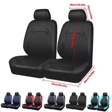 Universal Car Seat Covers Protectors 4PCS Full Set Fabric Front Rear Washable