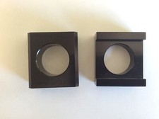 Black Chain Adjusting Adjuster Axle Blocks Yamaha YZF-R6 03-05 FZ6 Fazer 07-09