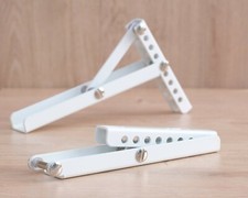 Radiator shelf brackets ‘Kinga’ adjustable height High Quality, White, Easy Fit