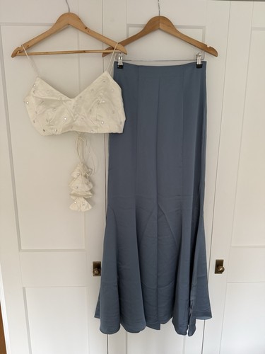 Indo western sari - western, top