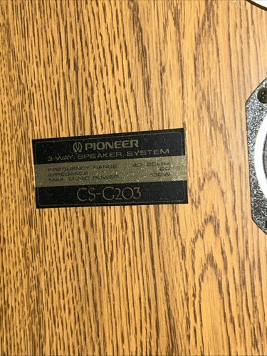 Pair pioneer g203 - pair, of