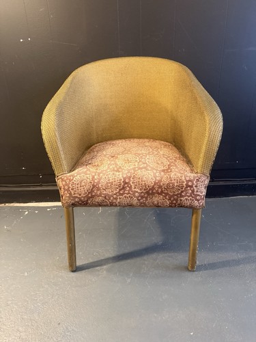 Lloyd loom gold vintage chair - lloyd,