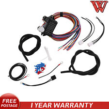 12 Circuit Universal Wiring Harness Long Muscle Car Rod XL Wires Hot Rod Street