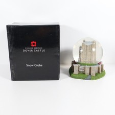English Heritage Glass Dover Castle Snow Globe Boxed - Fast Dispatch - UK Seller