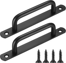 Stainless Steel Push Pull Door Handles Set - Corrosion & Rust Resistant Design