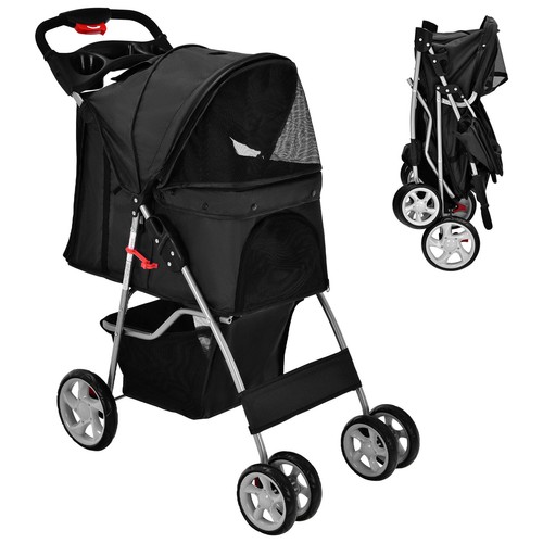 Foldable pet stroller dog - pet,