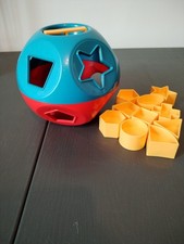 Vintage Tupperware Shape O Ball Shape Sorter Complete with all 10 Shapes