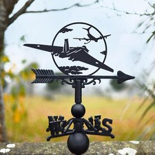 Cast Iron & Steel Vulcan Bomber & Victor Aircraft Weathervane