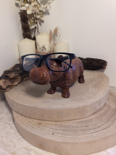 Fairtrade hand carved hippo - fairtrade,