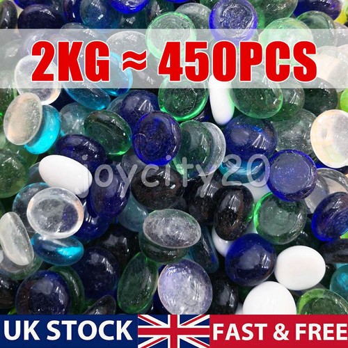 450 2kg round glass pebbles - 450*,