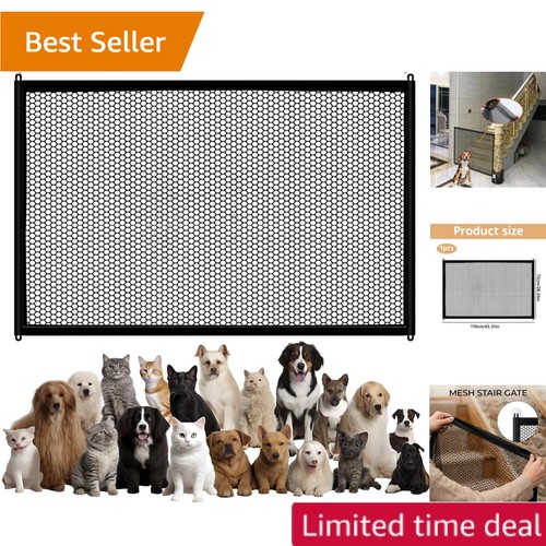 Convenient drill dog gate - no-drill,