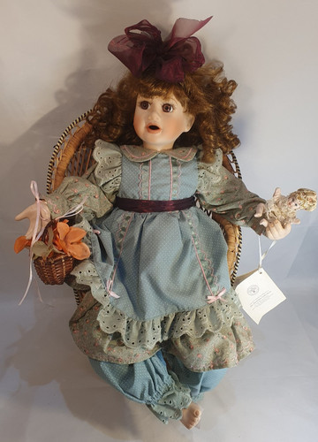 Porcelain doll claire - porcelain, "claire"