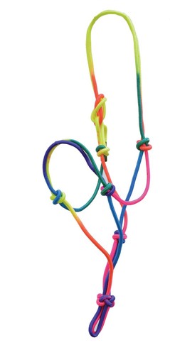 Rainbow mini horse rope - horse,
