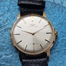 Vintage 18k Solid Gold Movado