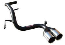 VW Lupo Sportex Exhaust Tailpipes - Twin 3" Centre Exit