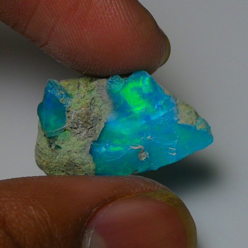 Jewelry grade blue opal rough - grade,