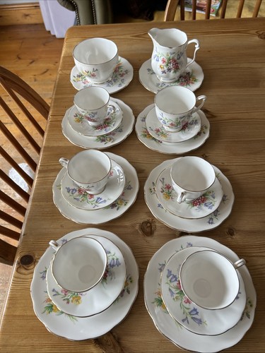Queen anne vintage fine bone - vintage,