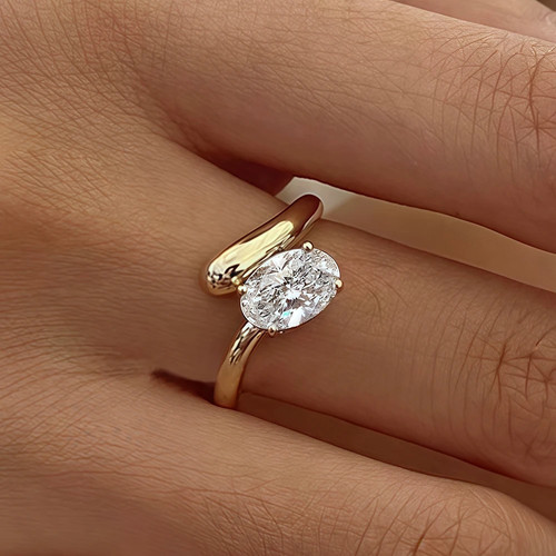 5ct oval cut lab created - 1.5ct, lab‑created