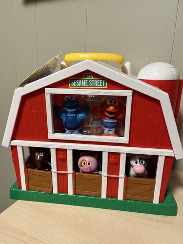 Sesame street farm playset - sesame,