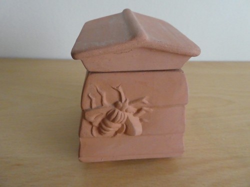 Vintage honey pot terracotta - vintage,