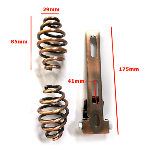 Motorcycle copper style seat - copper,